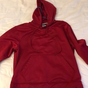 Under Armour Red Hoodie Large